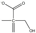 2-HYDROXYMETHYLMETHACRYLATE 结构式