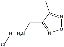 4-Methylfurazan-3-ylmethylaminehydrochloride 结构式
