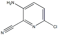 3-氨基-2-甲氰-6-氯吡啶 结构式