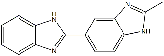 2'-Methyl-3H,1'H-[2,5']bibenzoimidazolyl-5- 结构式