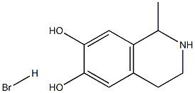 1-METHYL-1,2,3,4-TETRAHYDROISOQUINOLINE-6,7-DIOL HYDROBROMIDE 结构式