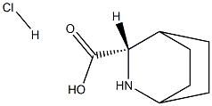 (1R,3S,4S)-2-AZABICYCLO[2.2.2]OCTANE-3-CARBOXYLIC ACID HYDROCHLORIDE 结构式