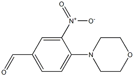 4-(4-MORPHOLINO)-3-NITROBENZALDEHYDE 94% 结构式