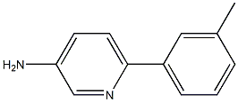 6-M-TOLYLPYRIDIN-3-YLAMINE, 95+% 结构式