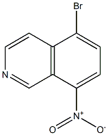 5-BROMO-8-NITROISOQUINOLINE, 95+% 结构式