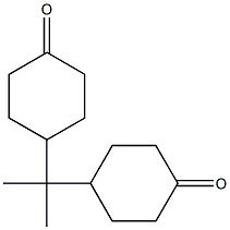 2,2-BIS(4-OXOCYCLOHEXYL)PROPANE 95+% 结构式