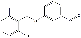 3-[(2-氯-6-氟苯甲基)氧]苯甲醛, 95+% 结构式