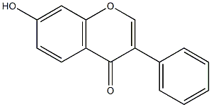 7-HYDROXY ISOFLAVONE 99+% 结构式