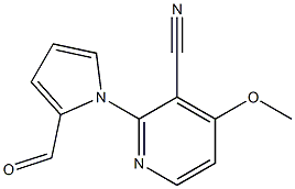 3-CYANO-2-(2-FORMYL-1H-PYRROL-1-YL)-4-METHOXYPYRIDINE 结构式
