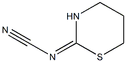 N-(1,3-thiazinan-2-yliden)cyanamide 结构式