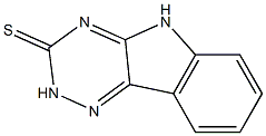 3,5-dihydro-2H-[1,2,4]triazino[5,6-b]indole-3-thione 结构式