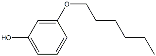 3-(hexyloxy)benzenol 结构式
