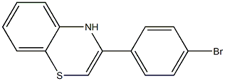 3-(4-bromophenyl)-4H-1,4-benzothiazine 结构式