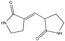 3-[(2-oxotetrahydro-1H-pyrrol-3-yl)methylene]-2-pyrrolidinone 结构式
