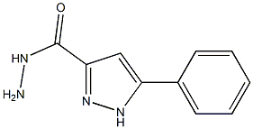 5-phenyl-1H-pyrazole-3-carbohydrazide 结构式