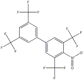 4-nitro-3,3',5,5'-tetrakis(trifluoromethyl)-1,1'-biphenyl 结构式
