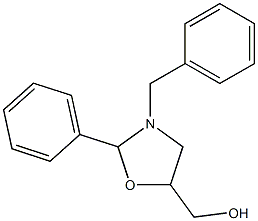 (3-benzyl-2-phenyl-1,3-oxazolan-5-yl)methanol 结构式