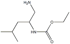 ethyl 1-(aminomethyl)-3-methylbutylcarbamate 结构式