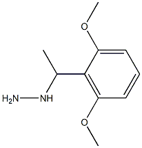 1-(1-(2,6-dimethoxyphenyl)ethyl)hydrazine 结构式