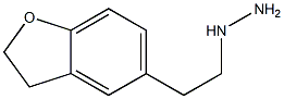 1-(2-(2,3-dihydrobenzofuran-5-yl)ethyl)hydrazine 结构式