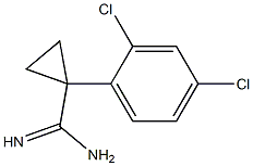 1-(2,4-dichlorophenyl)cyclopropanecarboxamidine 结构式