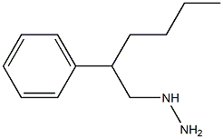 1-(2-phenylhexyl)hydrazine 结构式