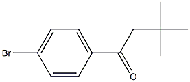 1-(4-bromophenyl)-3,3-dimethylbutan-1-one 结构式