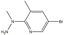 1-(5-bromo-3-methylpyridin-2-yl)-1-methylhydrazine 结构式