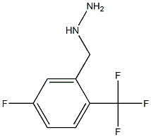 1-(5-fluoro-2-(trifluoromethyl)benzyl)hydrazine 结构式