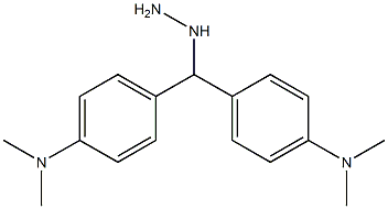 1-(bis(4dimethylaminophenyl)methyl)hydrazine 结构式