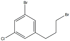 1-bromo-3-(3-bromopropyl)-5-chlorobenzene 结构式