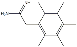 2-(2,3,4,5,6-pentamethylphenyl)acetamidine 结构式