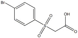 2-(4-bromophenylsulfonyl)acetic acid 结构式