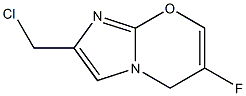 2-(chloromethyl)-6-fluoroH-imidazo[1,2-a]pyridine 结构式
