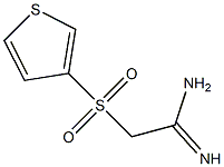 2-(thiophen-3-ylsulfonyl)acetamidine 结构式