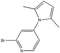 2-bromo-4-(2,5-dimethyl-1H-pyrrol-1-yl)pyridine 结构式