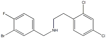 [(3-bromo-4-fluorophenyl)methyl][2-(2,4-dichlorophenyl)ethyl]amine 结构式