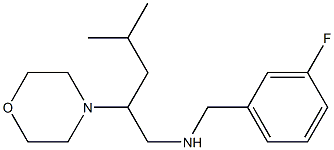 [(3-fluorophenyl)methyl][4-methyl-2-(morpholin-4-yl)pentyl]amine 结构式