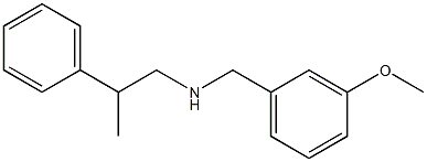 [(3-methoxyphenyl)methyl](2-phenylpropyl)amine 结构式