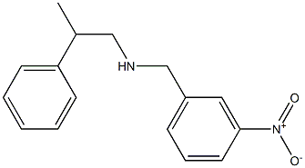 [(3-nitrophenyl)methyl](2-phenylpropyl)amine 结构式