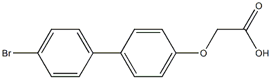 [(4'-bromo-1,1'-biphenyl-4-yl)oxy]acetic acid 结构式