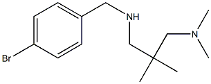 [(4-bromophenyl)methyl]({2-[(dimethylamino)methyl]-2-methylpropyl})amine 结构式
