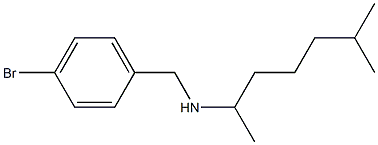 [(4-bromophenyl)methyl](6-methylheptan-2-yl)amine 结构式