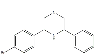 [(4-bromophenyl)methyl][2-(dimethylamino)-1-phenylethyl]amine 结构式