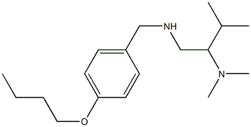 [(4-butoxyphenyl)methyl][2-(dimethylamino)-3-methylbutyl]amine 结构式