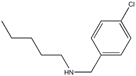 [(4-chlorophenyl)methyl](pentyl)amine 结构式