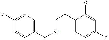 [(4-chlorophenyl)methyl][2-(2,4-dichlorophenyl)ethyl]amine 结构式