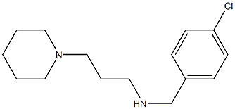 [(4-chlorophenyl)methyl][3-(piperidin-1-yl)propyl]amine 结构式