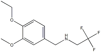 [(4-ethoxy-3-methoxyphenyl)methyl](2,2,2-trifluoroethyl)amine 结构式