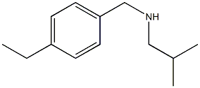 [(4-ethylphenyl)methyl](2-methylpropyl)amine 结构式